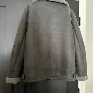 Men’s Topman Shearling winter coat size L